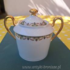 PRZECENA - Bomboniera, cukiernica z porcelany Limoges - poz. 7067