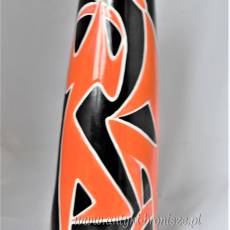 New Look Wazon “Dance” Zsolnay Török János porcelana węgierska lata 60te  wys.31cm