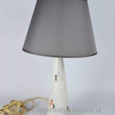 New look lampa stołowa porcelana Hollohaza pikasy lata 60te