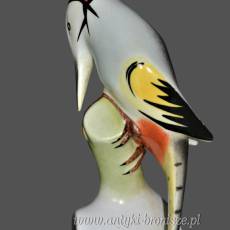 New Look dzięcioł porcelana Drasche Węgry pikasy lata 60-te wys.10cm