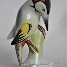 New Look dzięcioł porcelana Drasche Węgry pikasy lata 60-te wys.10cm