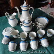 Serwis do kawy z porcelany, XIXw. - poz. 5723