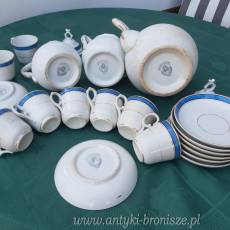 Serwis do kawy z porcelany, XIXw. - poz. 5723