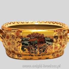 Chińska porcelanowa ręcznie malowana wanna do kąpieli stóp 46/30cm