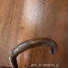 Laska cienka, czarna, z metalowa raczka - L:90cm - poz. 5528