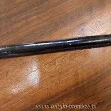 Laska cienka, czarna, z metalowa raczka - L:90cm - poz. 5528