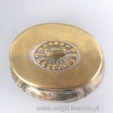 Cukiernica skrzynkowa owalna Warszawski plater Norblin & Co ok 1905r