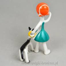 New Look Czerwony Kapturek lalki Osz Szabó Antónia Hollohaza węgierska porcelana lata 60te