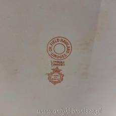 Taca prostokatna z dekoracja w sielankowa scenke z zaglowka - porcelana Limoges - poz.4174