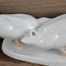 Gęsi Karl Himmelstoss Rosenthal Kunstabteilung Selb 1914/15r (krzyża Kaisera) unikat