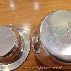 Pojemnik na kawior, plater sygnowany "OW" - poz. 730-1