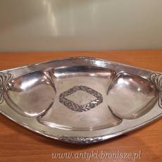 Patera "Art Nouveau" z pieknymi tloczeniami, plater - poz. 4948