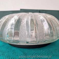 Lampa podsufitka / kinkiet "Art Déco" szklany abazur -