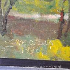 Obraz olej na płótnie Stanisław Mazuś “ Moje nadzieje” 1996r 63/73cm