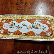 Taca (tacka) prostokatna - porcelana - rozm. 38,5 x 16 cm - poz.4146