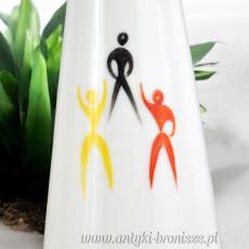 New look lampa stołowa porcelana Hollohaza pikasy lata 60te