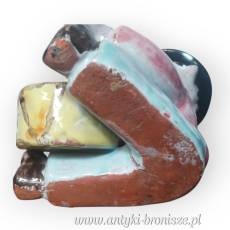 Figurka ceramiczna Chłopiec z bębnem unikat Walter Bosse Austria lata 20te