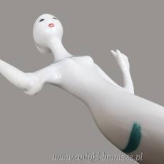 Japonka sygnowana Hollohaza Kwiat Kwitnącej Wiśni Węgry lata 60te