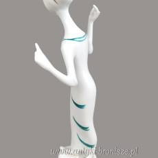 Japonka sygnowana Hollohaza Kwiat Kwitnącej Wiśni Węgry lata 60te