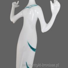 Japonka sygnowana Hollohaza Kwiat Kwitnącej Wiśni Węgry lata 60te