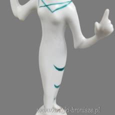 Japonka sygnowana Hollohaza Kwiat Kwitnącej Wiśni Węgry lata 60te