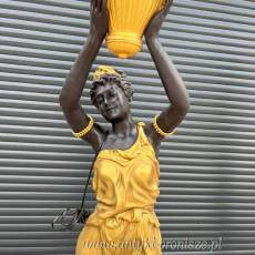 PAŁACOWE LAMPY BRĄZ ZŁOCONY kobiety 240 cm