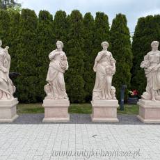DUŻE FIGURY MARMUROWE marmur wys 220cm 4 kobiety