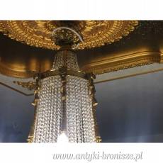 ŻYRANDOL PAŁACOWY wisząca kryształowa lampa KOLOS