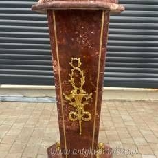PAŁACOWE LAMPY MARMUR + BRĄZ 210 cm bordo
