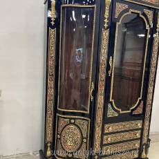 BOULLE - witryna intarsj. GABLOTA - BIBLIOTEKA
