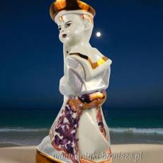 Żeglarz marynarz pochłaniacz dymu Steatyt Katowice lata50/60te