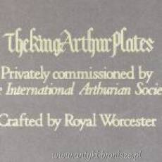 Royal Worcester “The King Arthur plates”. seria 6 talerzy z porcelany ze scenami z historii Krola Artura - poz. 5879