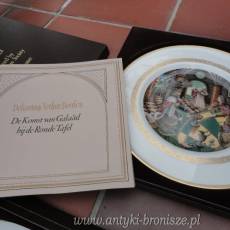 Royal Worcester “The King Arthur plates”. seria 6 talerzy z porcelany ze scenami z historii Krola Artura - poz. 5879