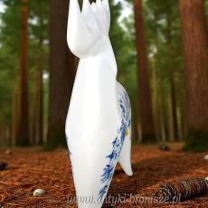 Łoś projektant Vladimír David Royal Dux Styl brukselski Czechy lata 60te 26/23cm