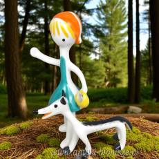 New Look Czerwony Kapturek lalki Osz Szabó Antónia Hollohaza węgierska porcelana lata 60te