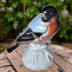 Ptak gil VEB Unterweißbacher Werkstätten für Porzellankunst Volkstedt Turyngia l wys.13cm