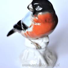 Ptak gil VEB Unterweißbacher Werkstätten für Porzellankunst  Volkstedt Turyngia l wys.13cm