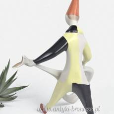 New Look Klaun z gitarą Jenő Hanzély Aquincum Węgry lata 60te