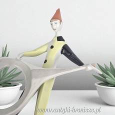 New Look Klaun z gitarą Jenő Hanzély Aquincum Węgry lata 60te