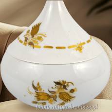 Bomboniera Rosenthal Studio Line Bjorn Wiinblad złoty dekor lata 70te.