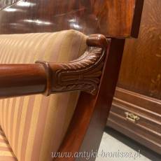 Zestaw wypoczynkowy w stylu Biedermeier, Polska, ok 1880 rok