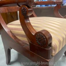 Zestaw wypoczynkowy w stylu Biedermeier, Polska, ok 1880 rok