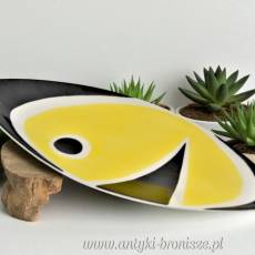 New Look Patera a'la Picasso Zsolnay Török Janos Węgry design lata 60-te