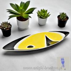 New Look Patera a'la Picasso Zsolnay Török Janos Węgry design lata 60-te