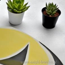 New Look Patera a'la Picasso Zsolnay Török Janos Węgry design lata 60-te