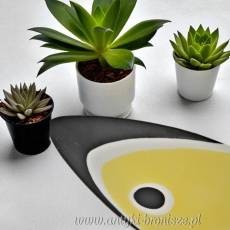 New Look Patera a'la Picasso Zsolnay Török Janos Węgry design lata 60-te