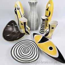 New Look Patera a'la Picasso Zsolnay Török Janos Węgry design lata 60-te