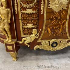 Monumentalna komoda -bufet w stylu barokowym - POSTACIE masywna