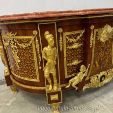 Monumentalna komoda -bufet w stylu barokowym - POSTACIE masywna