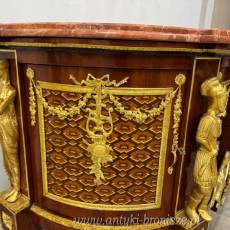 Monumentalna komoda -bufet w stylu barokowym - POSTACIE masywna